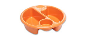 Circular Top 'n' Tail Wash Bowl