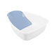 Comby Bath in White and Blue