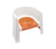 Potty Chair in White and Orange