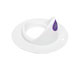 Toilet Training Seat in White and Plum